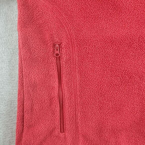 Columbia Sportswear Jacket Mens Large Red Field Gear Fleece Outdoor Full Zip - Picture 5 of 8